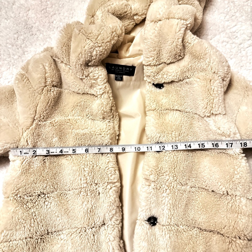 Laundry By Shelli Segal, Bundle of Cozy Faux Fur Jackets + Beige Knit Sweater - Picture 6 of 10
